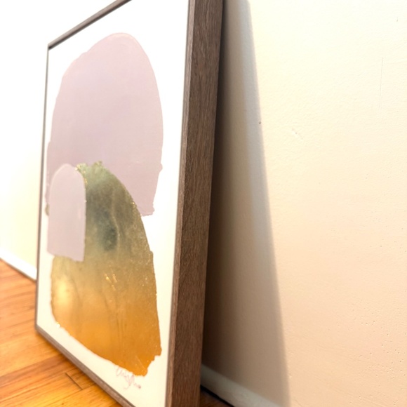 Threshold Framed Hand Foil Embossed Canvas– Boho Chic Wall Art - Picture 5 of 7